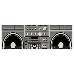 Boombox Banner And Sign 12  X 4  by Sarkoni