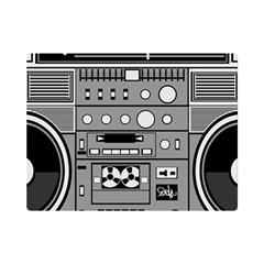 Boombox Premium Plush Fleece Blanket (mini) by Sarkoni