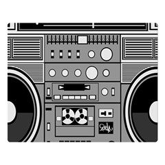 Boombox Premium Plush Fleece Blanket (large) by Sarkoni