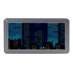 Pixel Art Night City Japan Memory Card Reader (mini) by Sarkoni