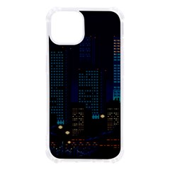 Pixel Art Night City Japan Iphone 13 Tpu Uv Print Case by Sarkoni