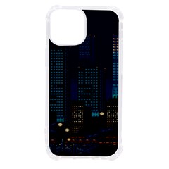 Pixel Art Night City Japan Iphone 13 Mini Tpu Uv Print Case by Sarkoni