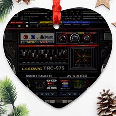 Daft Punk Boombox Ornament (heart) by Sarkoni