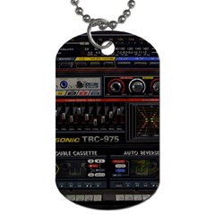 Daft Punk Boombox Dog Tag (one Side) by Sarkoni