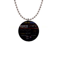 Daft Punk Boombox 1  Button Necklace by Sarkoni