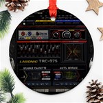 Daft Punk Boombox Round Ornament (Two Sides) Front