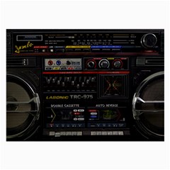 Daft Punk Boombox Large Glasses Cloth by Sarkoni