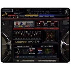 Daft Punk Boombox Fleece Blanket (medium) by Sarkoni