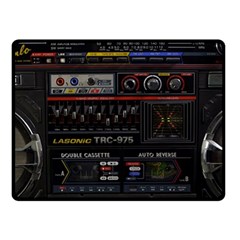 Daft Punk Boombox Fleece Blanket (small) by Sarkoni