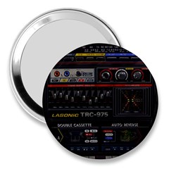 Daft Punk Boombox 3  Handbag Mirrors by Sarkoni