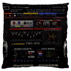 Daft Punk Boombox Standard Premium Plush Fleece Cushion Case (one Side) by Sarkoni