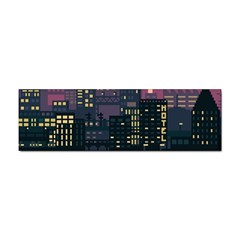 Pixel Art City Sticker (bumper) by Sarkoni