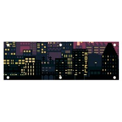 Pixel Art City Banner And Sign 6  X 2  by Sarkoni