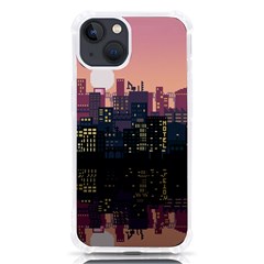 Pixel Art City Iphone 13 Tpu Uv Print Case