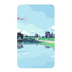 Japanese Themed Pixel Art The Urban And Rural Side Of Japan Memory Card Reader (rectangular) by Sarkoni