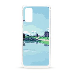 Japanese Themed Pixel Art The Urban And Rural Side Of Japan Samsung Galaxy S20 6 2 Inch Tpu Uv Case by Sarkoni