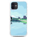 Japanese Themed Pixel Art The Urban And Rural Side Of Japan iPhone 12/12 Pro TPU UV Print Case Front