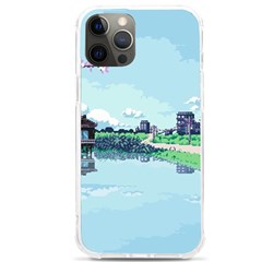 Japanese Themed Pixel Art The Urban And Rural Side Of Japan Iphone 12 Pro Max Tpu Uv Print Case by Sarkoni