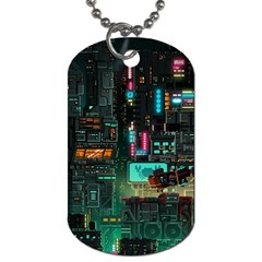 Video Game Pixel Art Dog Tag (two Sides) by Sarkoni