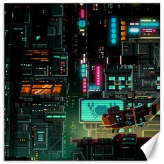 Video Game Pixel Art Canvas 20  X 20  by Sarkoni