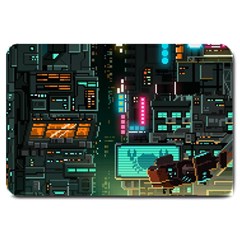 Video Game Pixel Art Large Doormat by Sarkoni