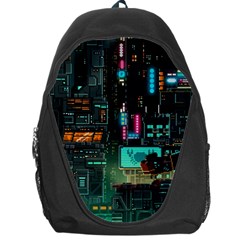 Video Game Pixel Art Backpack Bag by Sarkoni