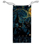 Hogwarts Starry Night Van Gogh Jewelry Bag Back