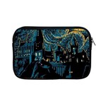 Hogwarts Starry Night Van Gogh Apple iPad Mini Zipper Cases Front