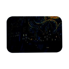 Hogwarts Starry Night Van Gogh Open Lid Metal Box (silver)   by Sarkoni