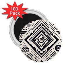 Tribal Pattern 2 25  Magnets (100 Pack)  by Sobalvarro