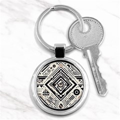 Tribal Pattern Key Chain (round) by Sobalvarro