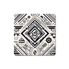 Tribal Pattern Square Magnet by Sobalvarro