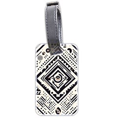 Tribal Pattern Luggage Tag (two Sides) by Sobalvarro