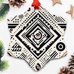 Tribal Pattern Ornament (snowflake)