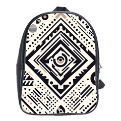 Tribal Pattern School Bag (xl) by Sobalvarro