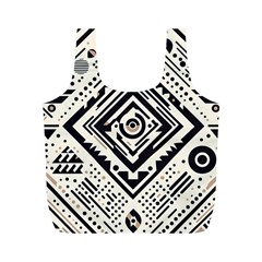 Tribal Pattern Full Print Recycle Bag (m) by Sobalvarro