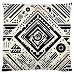 Tribal Pattern Standard Premium Plush Fleece Cushion Case (One Side) Front