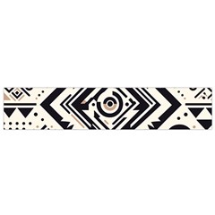 Tribal Pattern Small Premium Plush Fleece Scarf