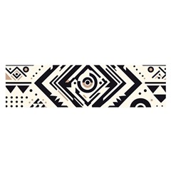 Tribal Pattern Oblong Satin Scarf (16  X 60 ) by Sobalvarro