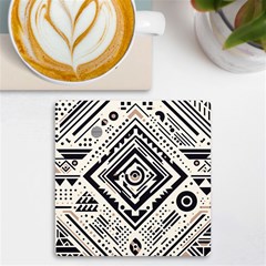 Tribal Pattern Uv Print Square Tile Coaster  by Sobalvarro