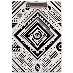 Tribal Pattern A4 Acrylic Clipboard by Sobalvarro