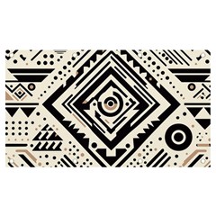 Tribal Pattern Banner And Sign 7  X 4  by Sobalvarro