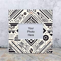 Tribal Pattern White Box Photo Frame 4  X 6  by Sobalvarro