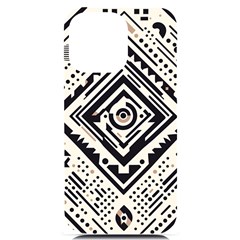 Tribal Pattern Iphone 14 Pro Max Black Uv Print Case by Sobalvarro