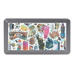 City Pattern Pixel Art Japan Memory Card Reader (mini) by Sarkoni