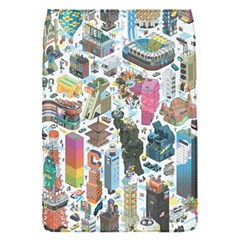 City Pattern Pixel Art Japan Removable Flap Cover (s) by Sarkoni