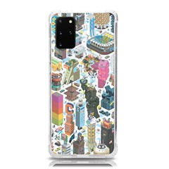 City Pattern Pixel Art Japan Samsung Galaxy S20plus 6 7 Inch Tpu Uv Case by Sarkoni