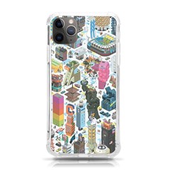 City Pattern Pixel Art Japan Iphone 11 Pro Max 6 5 Inch Tpu Uv Print Case by Sarkoni