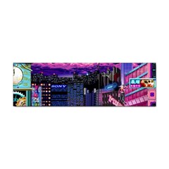 Retro City Pixel Sticker (bumper) by Sarkoni