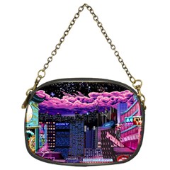 Retro City Pixel Chain Purse (two Sides) by Sarkoni